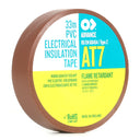 ADVANCE AT7 PVC-Elektro-Isolierband für Kabelisolierung und Farbcodierung - 19mm, Braun
