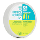 ADVANCE AT7 PVC-Elektro-Isolierband für Kabelisolierung und Farbcodierung - 19mm, Hellgrau